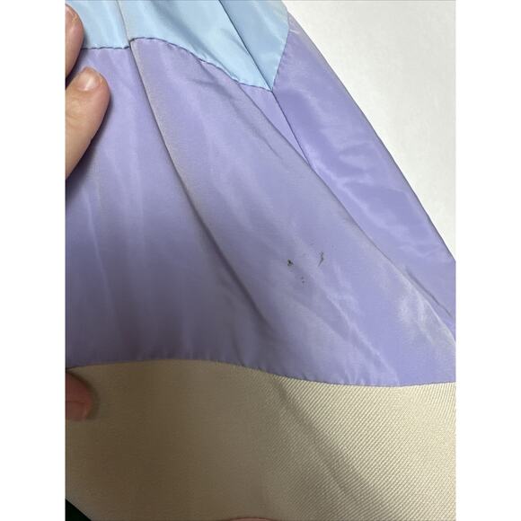 Cotton Sugar DoDo Clinique PASTEL COLOR PINK PURPLE WINDRUNNER JACKET 80s Style - Picture 6 of 16